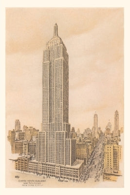 Vintage Journal The Empire State Building by Found Image Press