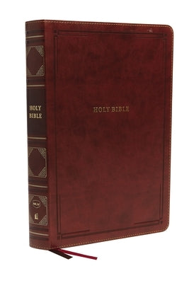 Nkjv, Reference Bible, Super Giant Print, Leathersoft, Brown, Red Letter Edition, Comfort Print: Holy Bible, New King James Version by Thomas Nelson