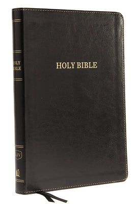 KJV, Thinline Bible, Large Print, Imitation Leather, Black, Indexed, Red Letter Edition by Thomas Nelson