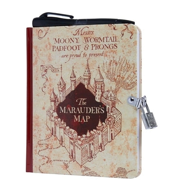 Harry Potter: Marauder's Map Invisible Ink Lock & Key Diary [With Pens/Pencils] by Insight Editions