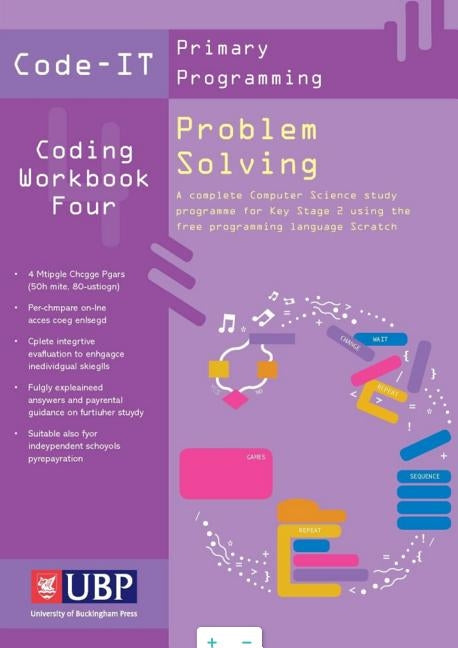 Code-IT Workbook 4: Problem Solving by Bagge, Phil