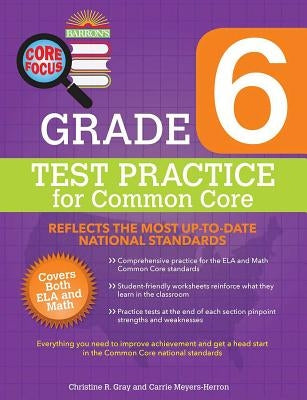 Core Focus Grade 6: Test Practice for Common Core by Gray, Christine R.