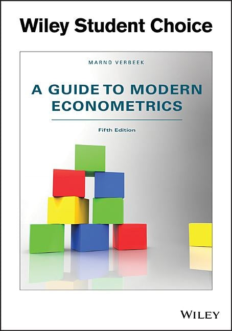 A Guide to Modern Econometrics, Fifth Edition by Verbeek, Marno