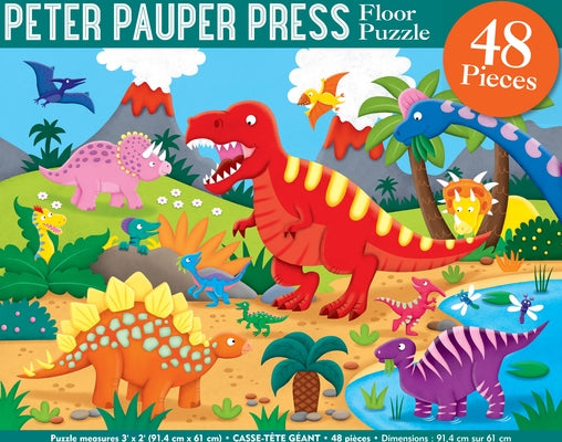 Dinosaurs Kids' Floor Puzzle by Peter Pauper Press, Inc