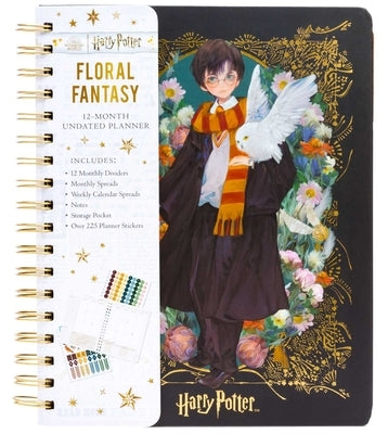 Harry Potter: Floral Fantasy 12-Month Undated Planner by Insights