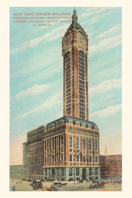 Vintage Journal Vintage Singer Building by Found Image Press