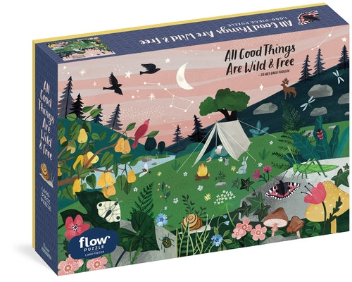 All Good Things Are Wild and Free 1,000-Piece Puzzle (Flow) Adults Families Picture Quote Mindfulness Gift by Smit, Irene