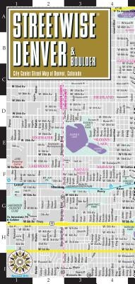 Streetwise Denver Map: Laminated City Center Map of Denver, Colorado by Michelin