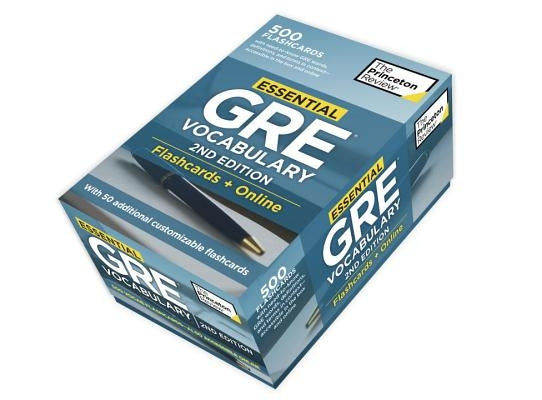 Essential GRE Vocabulary, 2nd Edition: Flashcards + Online: 500 Essential Vocabulary Words to Help Boost Your GRE Score by The Princeton Review
