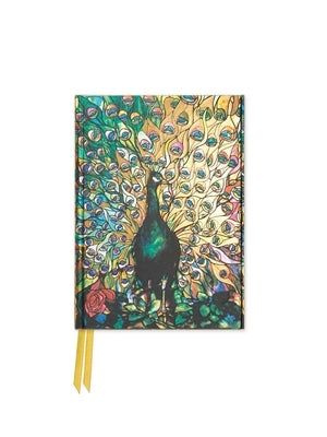 Tiffany: Displaying Peacock (Foiled Pocket Journal) by Flame Tree Studio