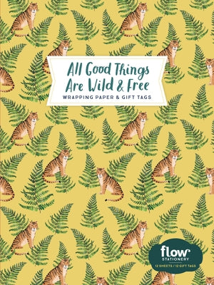 All Good Things Are Wild and Free Wrapping Paper and Gift Tags by Smit, Irene