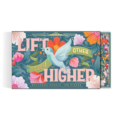 Lift Each Other Higher 128 Piece Matchbox Puzzle by Galison Mudpuppy