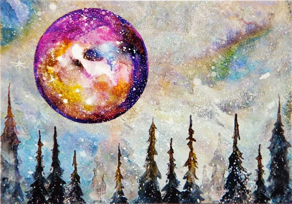 Mystic Moon Note Cards by 