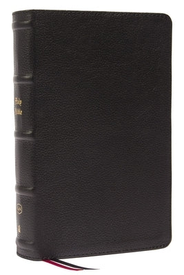 Kjv, Personal Size Large Print Single-Column Reference Bible, Genuine Leather, Black, Red Letter, Thumb Indexed, Comfort Print: Holy Bible, King James by Thomas Nelson