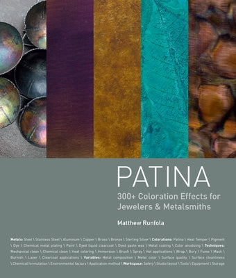 Patina: 300+ Coloration Effects for Jewelers & Metalsmiths by Runfola, Matthew