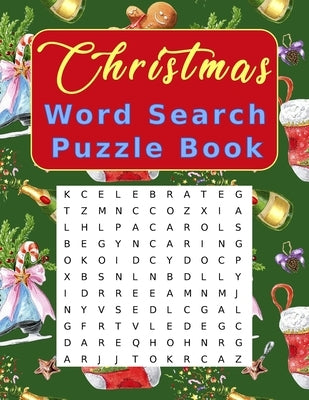 Christmas Word Search Puzzle Book: Large Print Crossword Puzzles for Adults and Kids by Black, Natalia