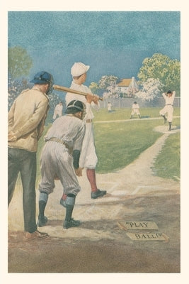 Vintage Journal Play Ball, Pitcher's Wind-Up by Found Image Press