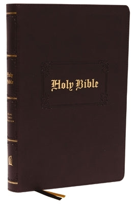 Kjv, Large Print Center-Column Reference Bible, Leathersoft, Brown, Red Letter, Comfort Print: Holy Bible, King James Version by Thomas Nelson