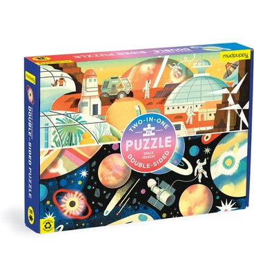 Space Mission 100 Piece Double-Sided Puzzle by Galison Mudpuppy