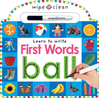 Wipe Clean: First Words by Priddy, Roger