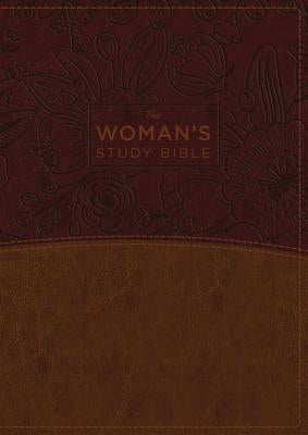 The NKJV, Woman's Study Bible, Fully Revised, Imitation Leather, Brown/Burgundy, Full-Color, Indexed: Receiving God's Truth for Balance, Hope, and Tra by Patterson, Dorothy Kelley