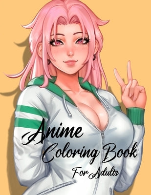 Anime coloring book for adults: Beautiful Coloring Designs Color by He27, Mo Ya