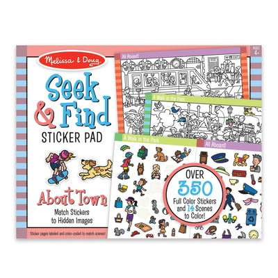 Seek & Find Sticker Pad - Around Town by Melissa & Doug