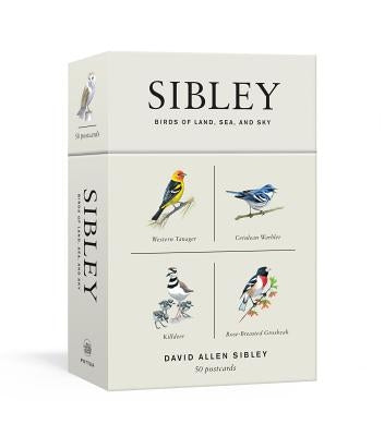 Sibley Birds of Land, Sea, and Sky: 50 Postcards by Sibley, David Allen