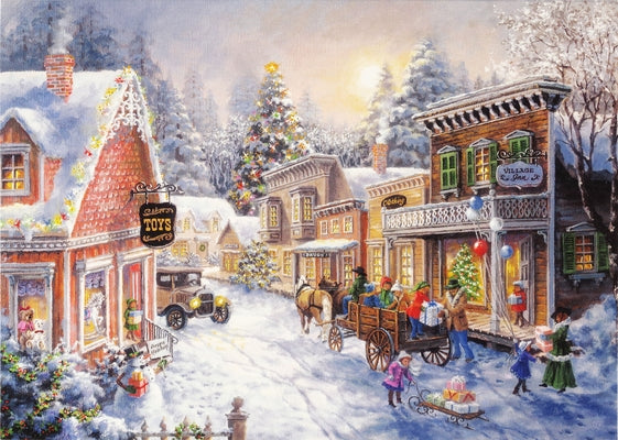 Country Village Deluxe Boxed Holiday Cards by 