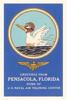 Vintage Journal 'Naval Air Center, Pensacola, Florida, Duck with Goggles by Found Image Press