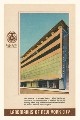 Vintage Journal Old MoMA Building, New York City by Found Image Press