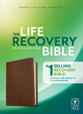 NLT Life Recovery Bible, Second Edition (Leatherlike, Rustic Brown) by Tyndale