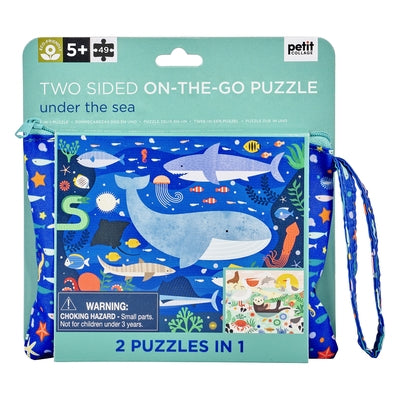 Jigsaw Puz 2 Sided Under the Sea by Petit Collage