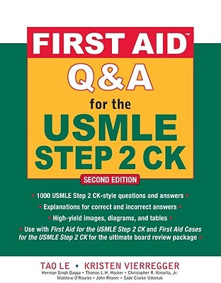 First Aid Q&A for the USMLE Step 2 CK by Le, Tao