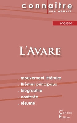 Fiche de lecture L'Avare de Molière (Analyse littéraire de référence et résumé complet) by Moli&#232;re