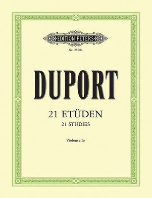 21 Studies for Cello by Duport, Jean Louis