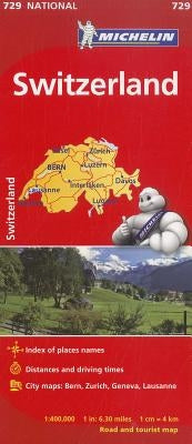 Michelin Switzerland Map 729 by Michelin