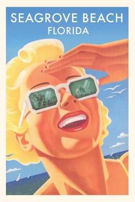 Vintage Journal Seagrove Beach, Woman in Sunglasses by Found Image Press