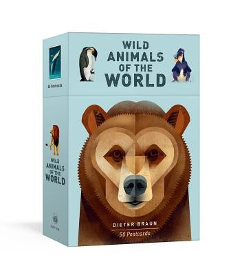 Wild Animals of the World: 50 Postcards by Braun, Dieter