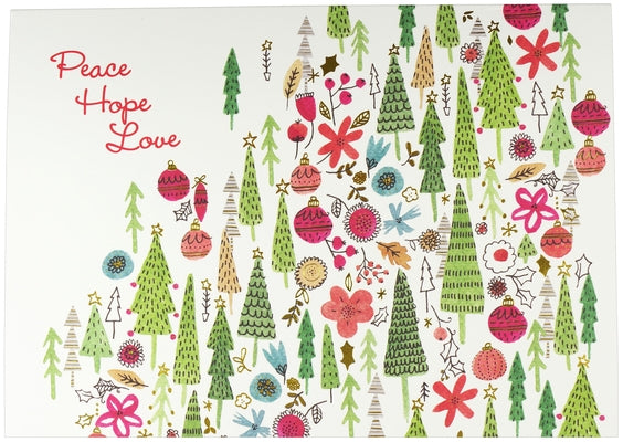 Merry Medley Deluxe Boxed Holiday Cards by Peter Pauper Press, Inc