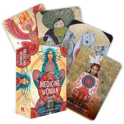 The Medicine Woman Oracle: Discover the Archetypes of the Divine Feminine (49 Gilded Cards and 196-Page Book) by Maillard, Catherine