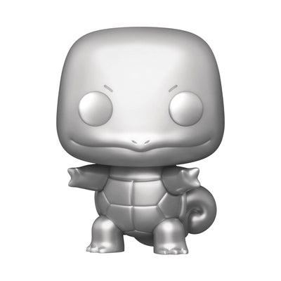 Pop Pokemon Squirtle Silver Vinyl Figure by Funko