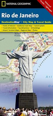 Rio de Janeiro Map by National Geographic Maps