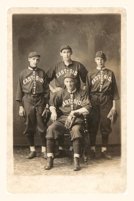 Vintage Journal Four Eastside Baseball Players by Found Image Press