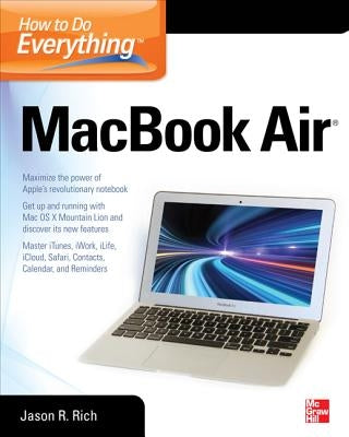 How to Do Everything Macbook Air by Rich, Jason