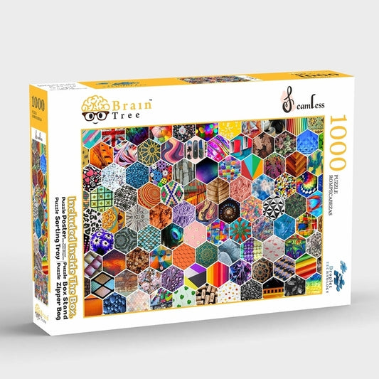 Brain Tree - Seamless 1000 Piece Puzzle for Adults: With Droplet Technology for Anti Glare & Soft Touch by Brain Tree Games LLC