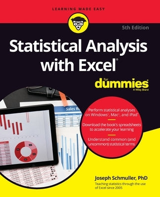 Statistical Analysis with Excel for Dummies by Schmuller, Joseph