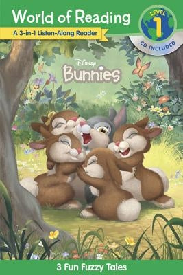 Disney Bunnies: A 3-In-1 Listen-Along Reader: 3 Fun Fuzzy Tales [With Audio CD] by Disney Books