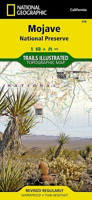 Mojave National Preserve Map by National Geographic Maps