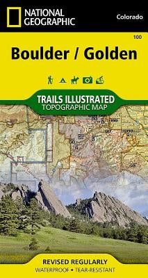 Boulder, Golden Map by National Geographic Maps